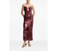 Bardot Braya sequin-embellished midi dress - Red XS-S-L