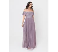 Bardot Embellished Maxi Dress Maya Deluxe Lilac 14
