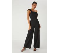 Bardot Twist Straight Leg Jumpsuit MissPap Black 10