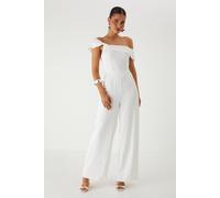 Bardot Twist Straight Leg Jumpsuit MissPap White 8