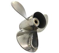 BARDOVEN 9.9-20HP 9-1/4x11 Stainless Steel Propeller 14 Tooth SS Prop for TOHATSU Outboard Motor 9.25x11