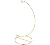 Bard's Twisted Gold-Toned Ornament Stand, 9" H x 3.75" W x 3.75" D