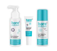 Bare Addiction Skincare Bare Necessity Kit + Large Gift Set In White Blue White Blue 150ml