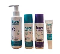 Bare Addiction Skincare Clear By Day & Night Kit + Large Gift Set In White Blue White Blue 150ml