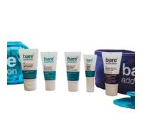 Bare Addiction Skincare My First Skincare Routine Kit + Small Gift Set in White Blue | Size: 150ml Bare Addiction Skincare White Blue 150ml