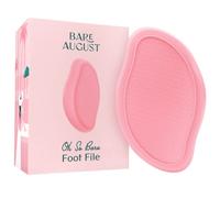 Bare August Glass Foot File Callus Remover- Heel Scraper & in Shower Foot Scrubber Dead Skin Remover - Pedicure Foot Buffer for Soft Feet