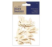 Bare Basics Wooden Embellishments, Natural, N Applicable