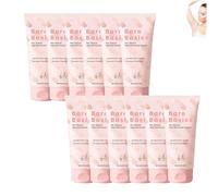 Bare Basics Hair Removal Cream, Effortless Hair Removal, Long-Lasting Smoothness, Moisturizes Sensitive skin, Fast Gentle and non-Irritating, Suitable for all Skin Type (12pcs)