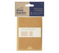 Bare Basics Journal and Envelopes, Brown, One Size