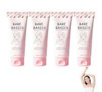 Bare Basics No Shave Hair Removal Cream, Fast and Gentle Body Hair Removal for Sensitive Skin, Leaving it Soft and Protected after Hair Removal, Leaving It Soft, Suitable for Legs (4)