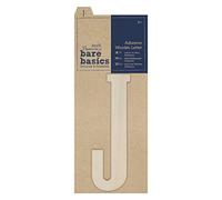 Bare Basics Papermania Adhesive Wooden Letter - J