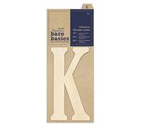 Bare Basics Papermania Adhesive Wooden Letter - K