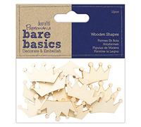 Bare Basics Wooden Embellishments, Natural, N Applicable