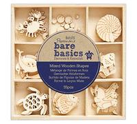 Bare Basics Wooden Embellishments, Natural, N Applicable