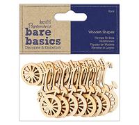 Bare Basics Wooden Embellishments, Natural, N Applicable