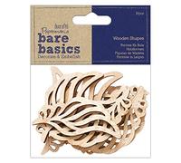 Bare Basics Wooden Embellishments, Natural, N Applicable