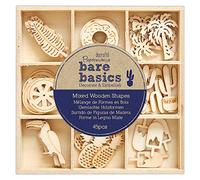 Bare Basics Wooden Embellishments, Natural, N Applicable
