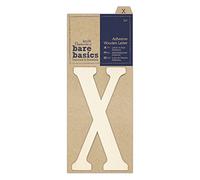 Bare Basics Wooden Letter, Natural, One Size
