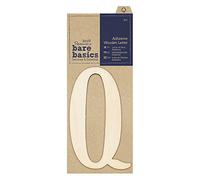 Bare Basics Wooden Letter, Natural, One Size