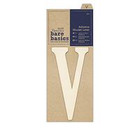 Bare Basics Wooden Letter, Natural, One Size