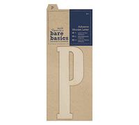 Bare Basics Wooden Letter, Natural, One Size