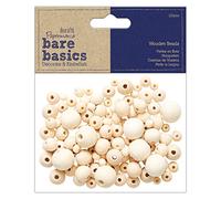 Bare Basics - Wooden Round Beads - 120 Pieces