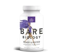Bare Biology Ready & Rested Magnesium Glycinate Capsules for Fatigue | Three capsules provide 375mg magnesium bisglycinate to support tiredness & fatigue. Gentle on the stomach. Third party tested