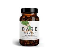 Bare Biology Vim & Vigour High Strength Omega 3 Algae Oil Capsules Vegan | Two capsules contain 250mg EPA & 500mg DHA from sustainable algae. With astaxanthin. Third party tested for purity