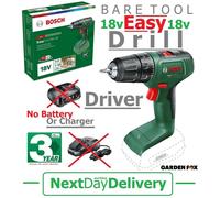 Bosch Home and Garden Cordless Drill Driver EasyDrill 18V-40 (Without Battery, 18 Volt System, in Carton Packaging)