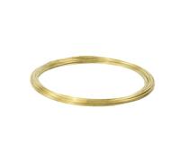 Bare Brass Wire, Diameter 0.7mm-2.5mm Length 5m Suitable for Handicraft Making, Jewelry Design, Electrical Engineering(1.1mm)