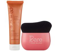Bare by Vogue - Bundles Duo: Liquid Body Illuminator 100ml & Body Brush for Men and Women