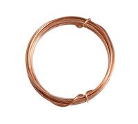 Bare Copper Craft Wire - 18 Gauge 1mm - 10M, Wire for Sculpting, Craft Floral Making, Jewelry Making, Wire Weaving and Wrapping, Electroculture Copper Wire (1mm 10M 32.8FT)