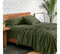 Bare Home Bed Sheet Set Emperor Size - Premium 1800 Ultra-Soft Hydro-Brushed Microfibre Sheets - Deep Pocket - 4 Piece Set - Fitted Sheet, Flat Sheet, and 2 Pillowcases (Emperor, Cypress)