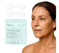 Bare Intent Reusable Silicone Anti-Wrinkle Patches for Mouth & Lip | Hypoallergenic, Moisturizing & Smoothing Wrinkle Patches for Crease, Marionette Fold & Smile Lines | 2 pack (1 set) | Up to 20 Uses
