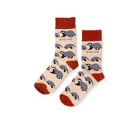 Bare Kind Save the Badger Bamboo Socks - Running, Hiking, Sports & Work Socks - All Season Soft & Comfy Trainer Socks Mens 7-11 UK - Unisex Mens & Women
