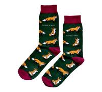 Bare Kind Save the Foxes Bamboo Socks UK Adult 7-11