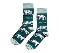 Bare Kind Save the Snow Leopards Bamboo Socks UK Adult 4-7