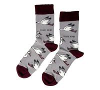 Bare Kind Save The Storks Pale Grey Unisex Novelty Ankle Socks Adult UK Size 4-7