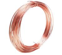 Bare Solid Copper Wire, 1.1mm/1.2mm/1.3mm/1.4mm/1.5mm Diameter, 1m Length For Crafting Jewelry Electrical And Industrial Use, 1Pcs(1.2mm)