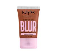 NYX Professional Makeup Blurring Tint Foundation, Medium Coverage, Matte Finish, With Niacinamide, Matcha and Glycerin, 12 Hours Hydrating, Bare With Me Blur, 30 ml, Shade: Warm Caramel