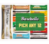 Barebells - Pick Any 12 - High Protein Bar, No Added Sugar - 12 x 55g, Choose from 13+ Flavours, Banana Dream, Caramel Cashew, Caramel Choco, Coco Choco & many more