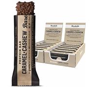 Barebells Protein Bars Caramel Cashew - 12 Count, Pack of 2 - Protein Snacks with 20g of High Protein - Chocolate Protein Bar with 1g of Total Sugars - Perfect on The Go Protein Snack & Breakfast Bars