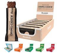 Barebells Protein Bars - Healthy Snacks, Protein Snacks for Breakfast, Sugar Free Chocolate, Low Carb - 12 x 55g (Caramel Cashew)