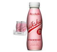 Barebells Protein Shake - 24g High Protein Milkshake, Lactose-Free, Ready to Drink, Low Carb - 8x330ml (Strawberry Flavour)