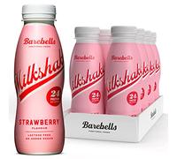 Barebells Protein Shake - 24g High Protein Milkshake, Lactose-Free, Ready to Drink, Low Carb - 8x330ml (Strawberry Flavour)