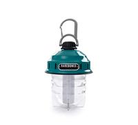 Barebones Beacon Hanging Light - Teal, Rechargeable LED Camping Lantern with Adjustable Brightness - Weatherproof Vintage-Style Hanging Lantern for Outdoor Adventures and Year-Round Use
