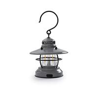Barebones Edison Mini Lantern - Vintage Adjustable Camping Lantern, USB LED Light, Lantern for Outdoors (Slate Grey)