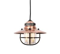 Barebones Edison Pendant Light - Copper, Vintage Rustic USB LED Hanging Light for Outdoor and Indoor Use - Adjustable Height String Lantern with Warm Edison Bulb Glow for Patio, Home, or Garden