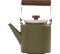 Barebones Enamel Tea Kettle - Olive - 1 Set