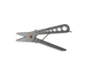 Barebones Herb Harvest Strip Tool - Tumbled Steel- Stainless Steel Herb Harvest & Strip Tool with Copper Accents - Your All-in-One Culinary Companion